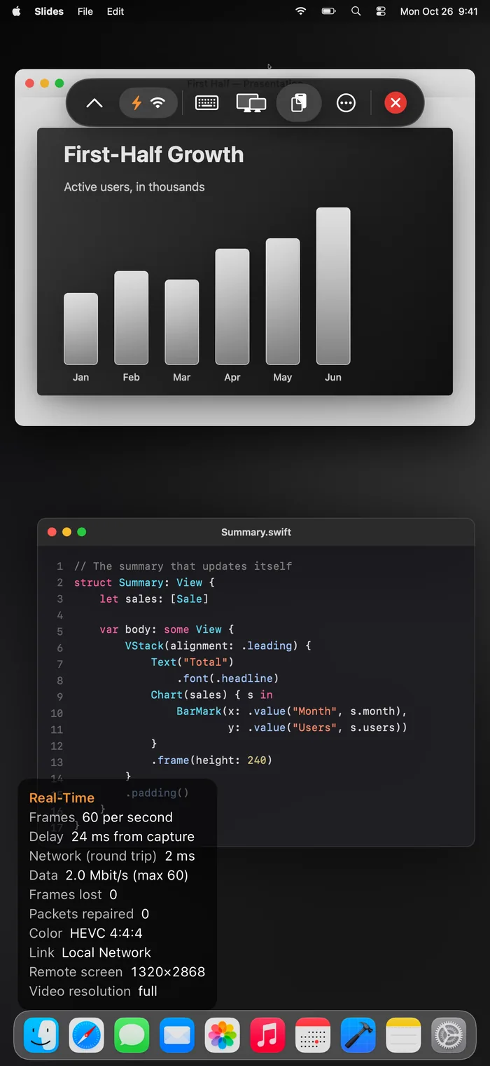 Real-time statistics: 60 frames per second, 24 ms from capture